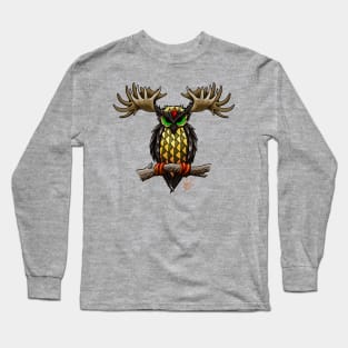 Moose Owl Long Sleeve T-Shirt